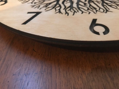 Tree of Life Clock closeup of numbers