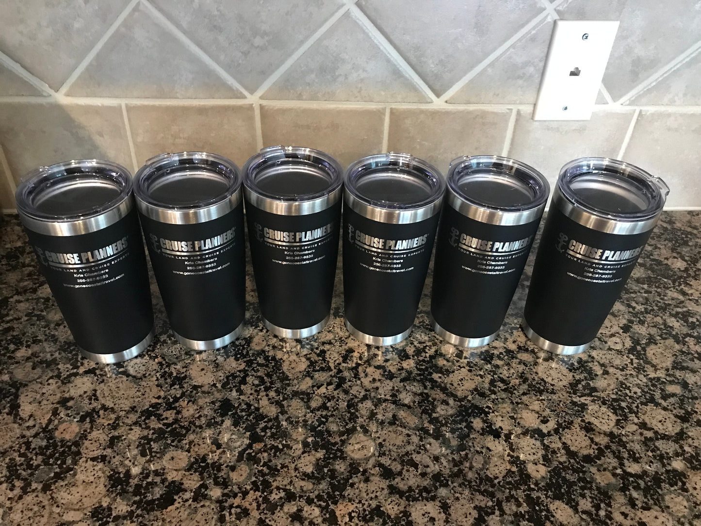 Laser Engraved 20oz tumblers