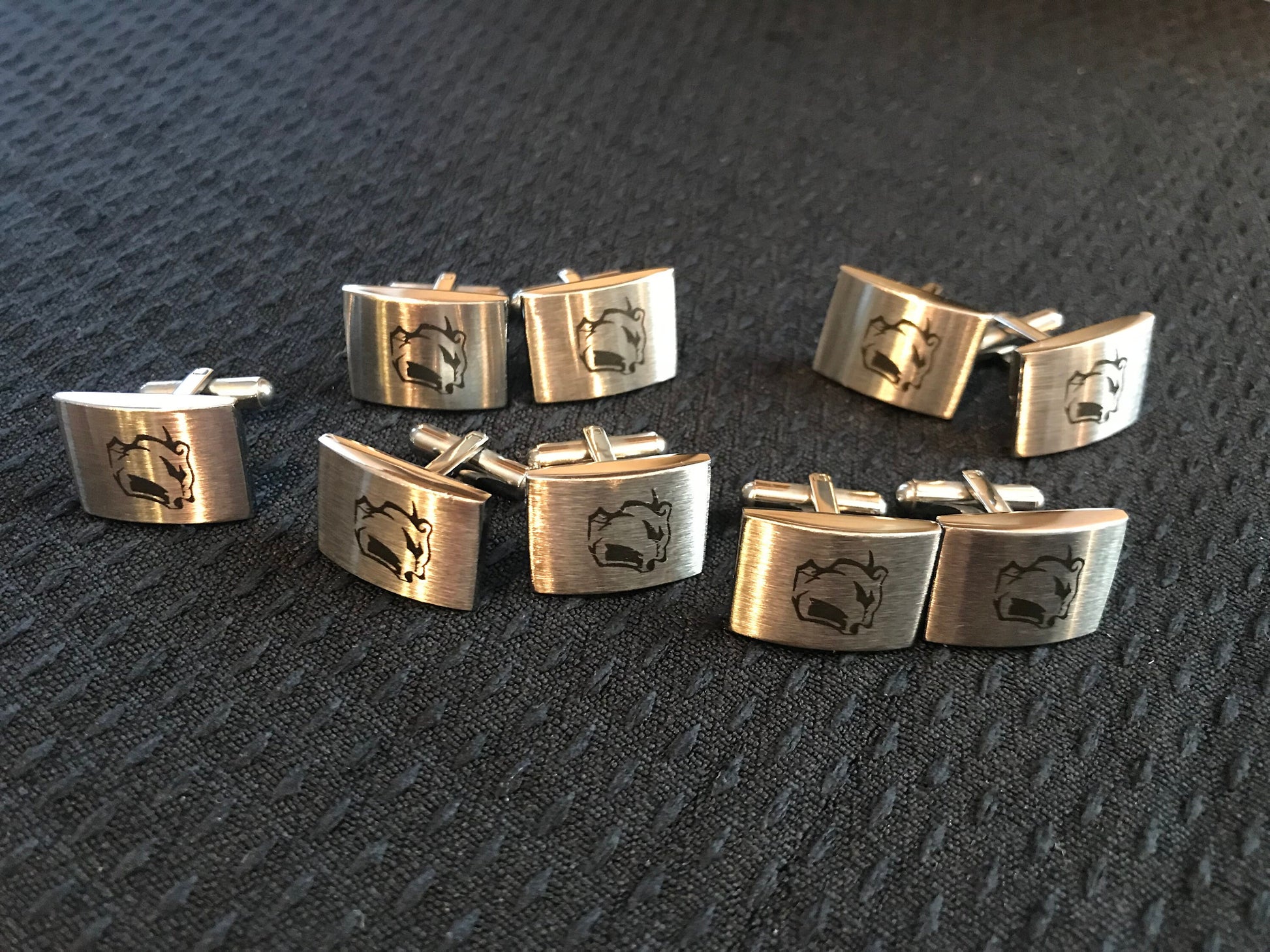 Laser Engraved Cuff Links