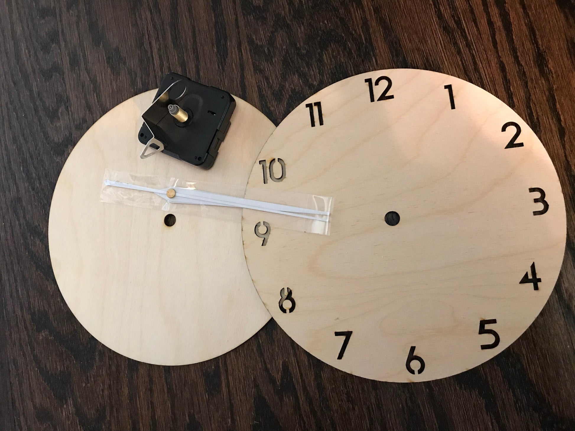 DIY Clock Kit Parts