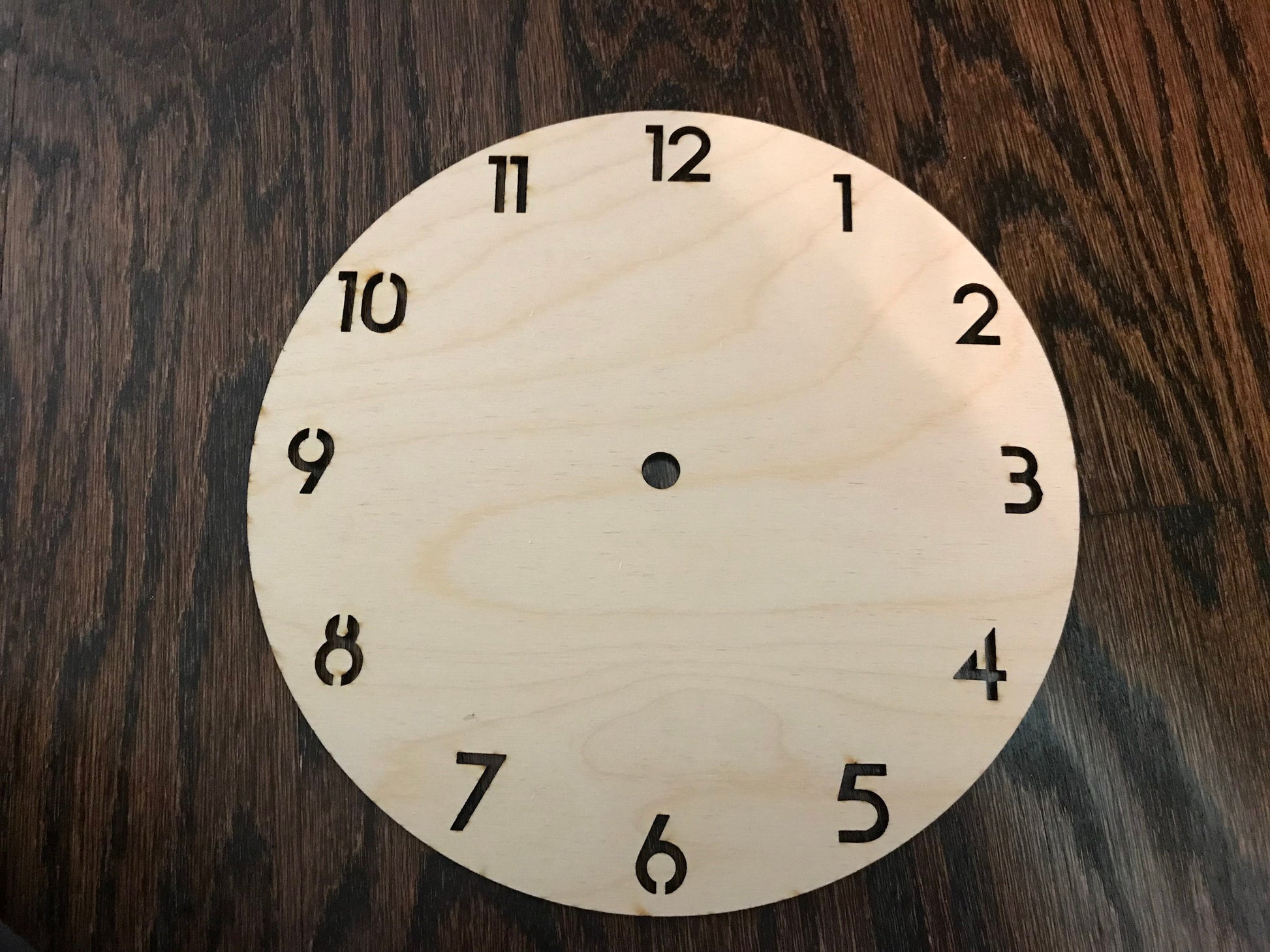 DIY Clock Kit Front Face