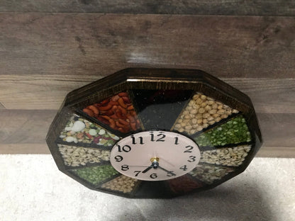 Epoxy Resin Clock top angle view