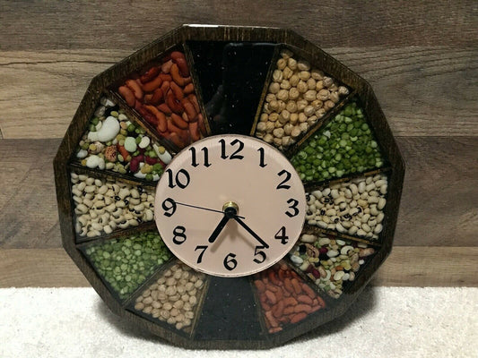 Epoxy Resin Clock front view