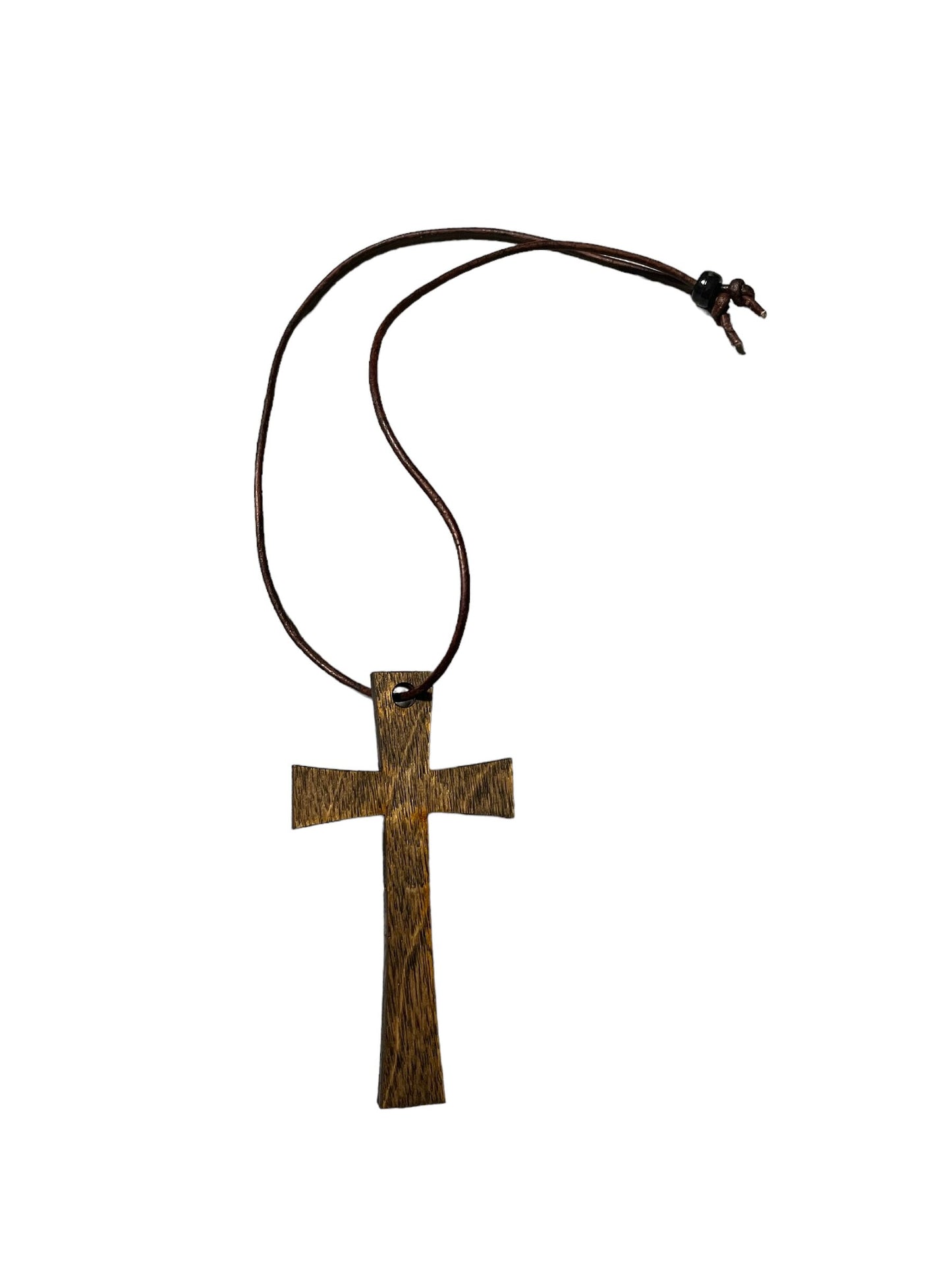 Rear View Mirror Cross on white background